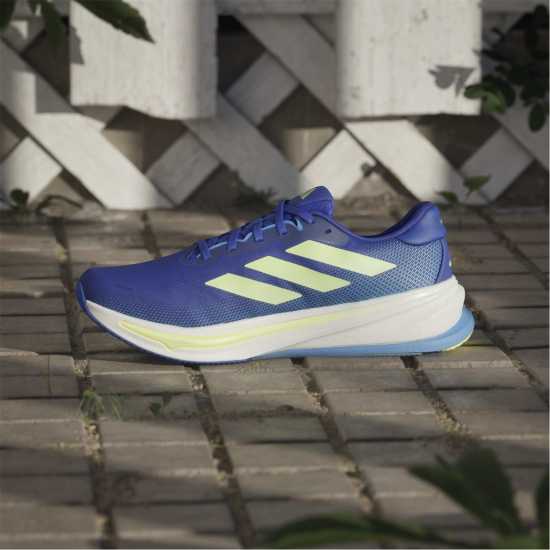 Adidas Мъжки Обувки За Бягане Supernova Rise 2 Running Shoes Mens Lucid Blue Мъжки маратонки