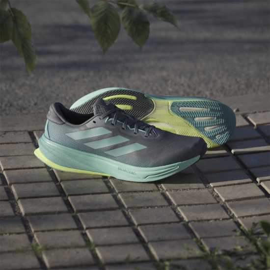 Adidas Мъжки Обувки За Бягане Supernova Rise 2 Running Shoes Mens Onix/Min/Yelw Мъжки маратонки