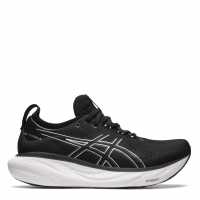 Asics Мъжки Маратонки За Бягане Gel-Nimbus 25 Mens Running Shoes Black/Silver Мъжки маратонки