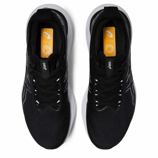 Asics Мъжки Маратонки За Бягане Gel-Nimbus 25 Mens Running Shoes Black/Silver Мъжки маратонки