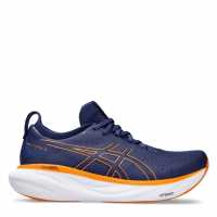 Asics Мъжки Маратонки За Бягане Gel-Nimbus 25 Mens Running Shoes Blue/Orange Мъжки маратонки
