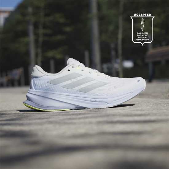 Adidas Мъжки Маратонки За Бягане Supernova Rise 2 Womens Running Shoes Сива материя Маратонки за бягане