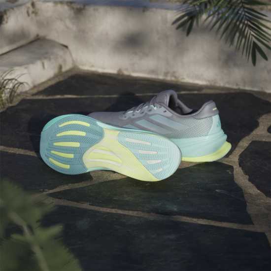 Adidas Мъжки Маратонки За Бягане Supernova Rise 2 Womens Running Shoes Сиво/Аква Adidas Мъжки Маратонки За Бягане Supernova Rise 2 Womens Running Shoes Сиво/Аква