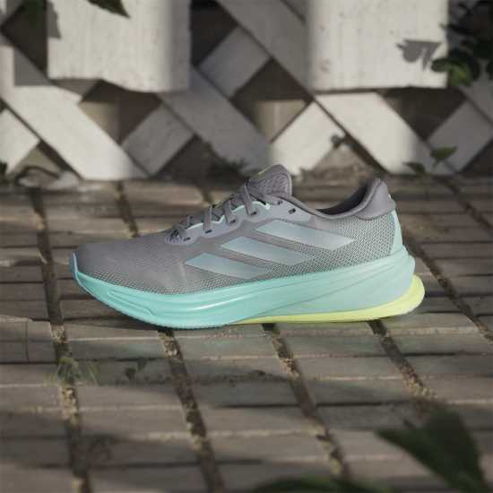 Adidas Мъжки Маратонки За Бягане Supernova Rise 2 Womens Running Shoes Сиво/Аква Adidas Мъжки Маратонки За Бягане Supernova Rise 2 Womens Running Shoes Сиво/Аква