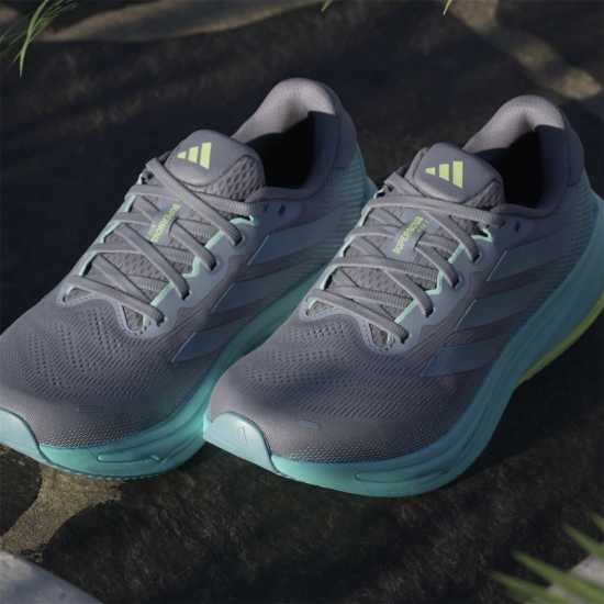 Adidas Мъжки Маратонки За Бягане Supernova Rise 2 Womens Running Shoes Сиво/Аква Adidas Мъжки Маратонки За Бягане Supernova Rise 2 Womens Running Shoes Сиво/Аква