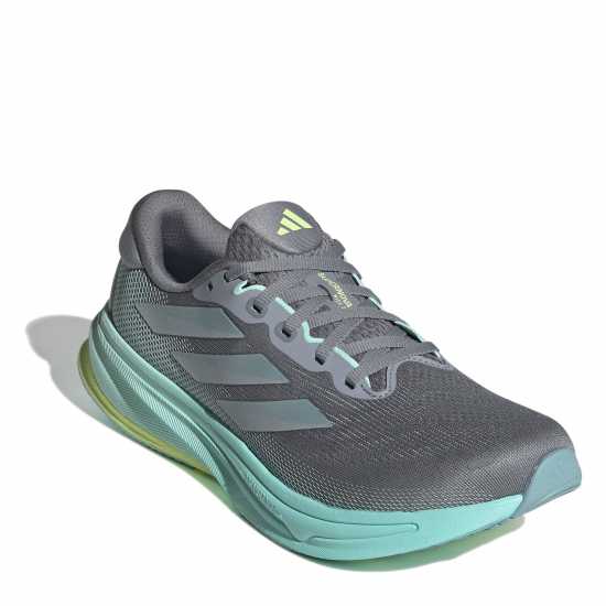 Adidas Мъжки Маратонки За Бягане Supernova Rise 2 Womens Running Shoes Grey/Aqua Маратонки за бягане