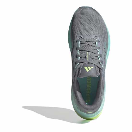 Adidas Мъжки Маратонки За Бягане Supernova Rise 2 Womens Running Shoes Grey/Aqua Маратонки за бягане