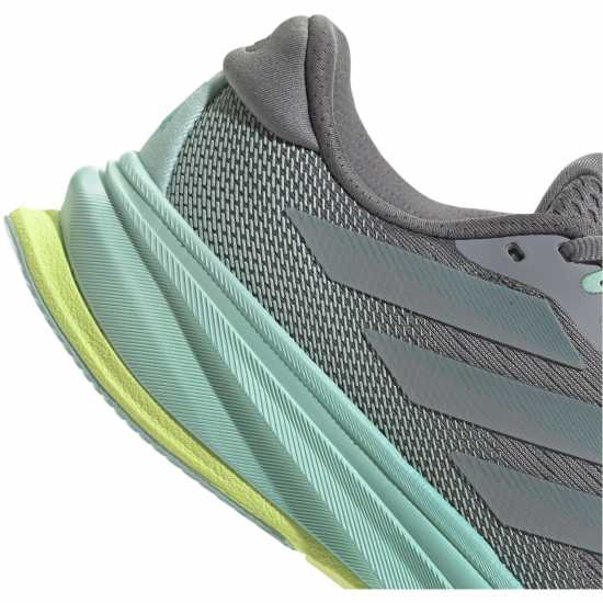 Adidas Мъжки Маратонки За Бягане Supernova Rise 2 Womens Running Shoes Grey/Aqua Маратонки за бягане