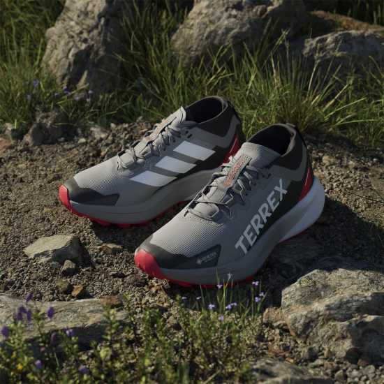 Дамски туристически сандали Adidas Маратонки За Бягане По Пътеки Terrex Agravic Gtx Trail Running Shoes Womens Сиво/Бяло/Рубин Adidas Маратонки За Бягане По Пътеки Terrex Agravic Gtx Trail Running Shoes Womens Сиво/Бяло/Рубин Дамски туристически сандали
