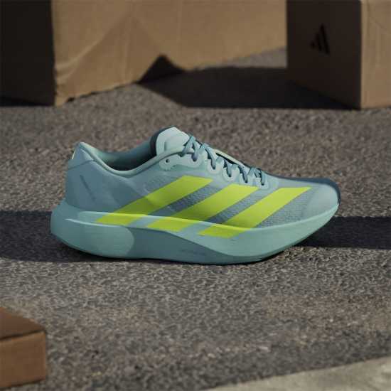 Adidas Adizero Evo Sl Road Running Shoes Womens Светло аква Маратонки за бягане
