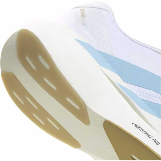 Adidas Adizero Evo Sl Road Running Shoes Womens White/Lt Blue 
