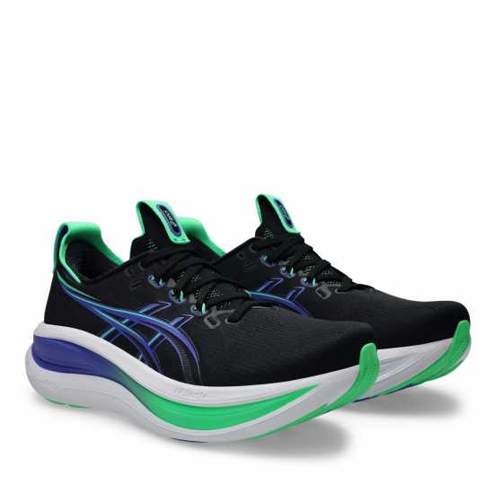 Asics Мъжки Обувки За Бягане Gel-Nimbus 28 Road Running Shoes Mens Black/Cobal 