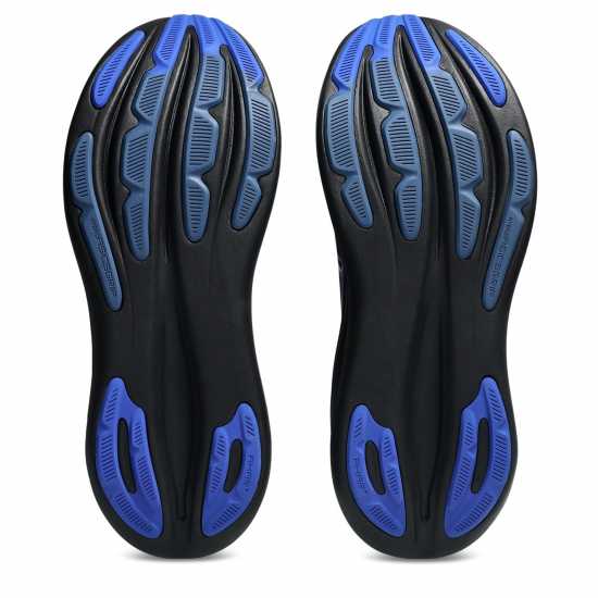 Asics Мъжки Маратонки За Бягане Gel-Nimbus 28 Mens Running Shoes Black/Neon Blue Asics Мъжки Маратонки За Бягане Gel-Nimbus 28 Mens Running Shoes Black/Neon Blue
