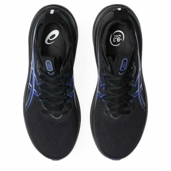Asics Мъжки Маратонки За Бягане Gel-Nimbus 28 Mens Running Shoes Black/Neon Blue Asics Мъжки Маратонки За Бягане Gel-Nimbus 28 Mens Running Shoes Black/Neon Blue