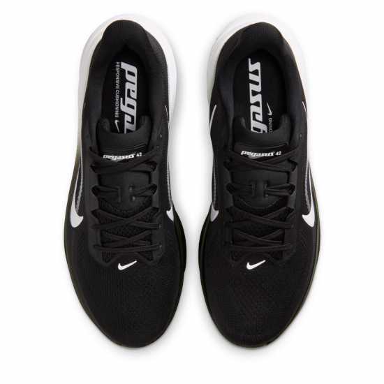 Nike Men's Pegasus 42 Running Shoes Black/White 