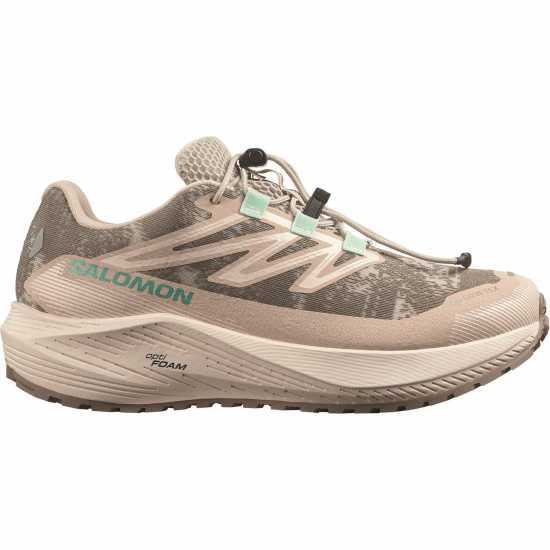 Salomon Маратонки За Бягане По Пътеки Aero Flow Gravel Trail Running Shoes Womens Tan/Tapioca Salomon Маратонки За Бягане По Пътеки Aero Flow Gravel Trail Running Shoes Womens Tan/Tapioca