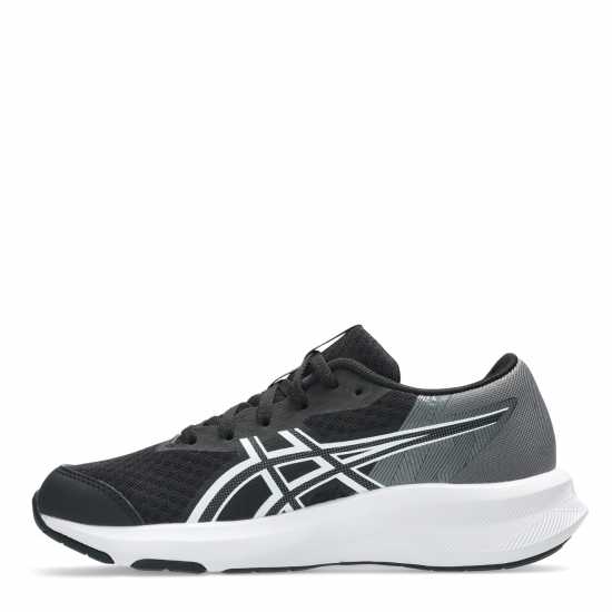 Asics Patriot Gs Kids Road Running Shoes Black/White 
