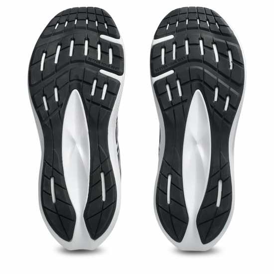 Asics Patriot Gs Kids Road Running Shoes Black/White 