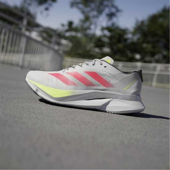Мъжки маратонки за фитнес Adidas Adizero Boston 12 Road Running Shoes Adults Adidas Adizero Boston 12 Road Running Shoes Adults