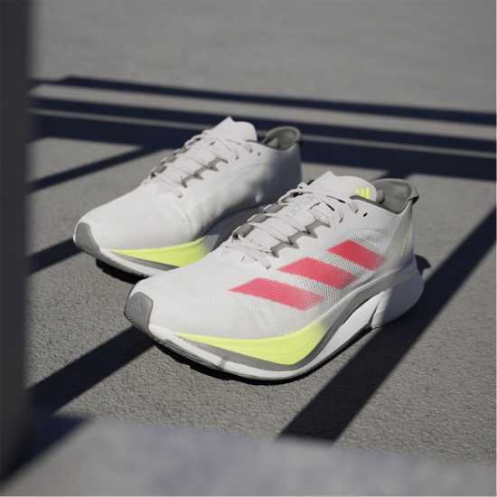 Мъжки маратонки за фитнес Adidas Adizero Boston 12 Road Running Shoes Adults Adidas Adizero Boston 12 Road Running Shoes Adults