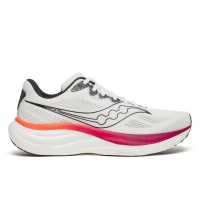 Saucony Men's Ride Everyday Neutral Road Running Shoes White/Crimson Saucony Men's Ride Everyday Neutral Road Running Shoes White/Crimson