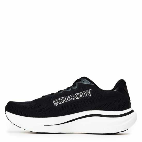 Saucony Men's Ride Everyday Neutral Road Running Shoes Black/Silver Saucony Men's Ride Everyday Neutral Road Running Shoes Black/Silver