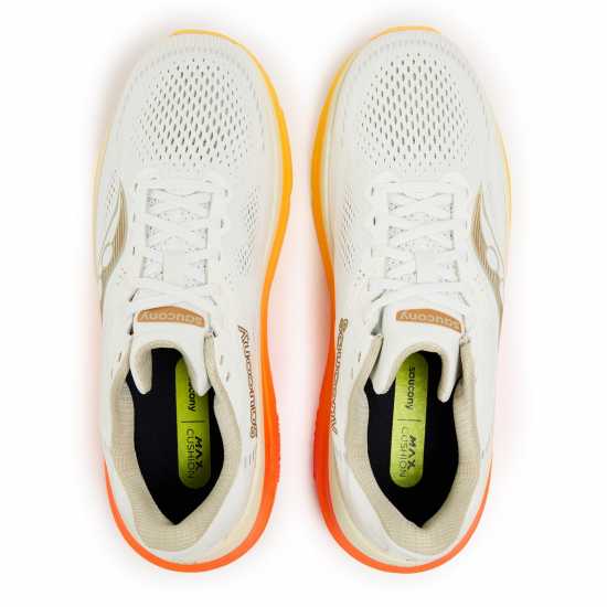 Saucony Men's Running Shoes Ivory/Fire 