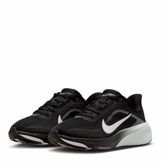 Nike Kids Pegasis 42 Every Day Running Shoes Black/White Nike Kids Pegasis 42 Every Day Running Shoes Black/White