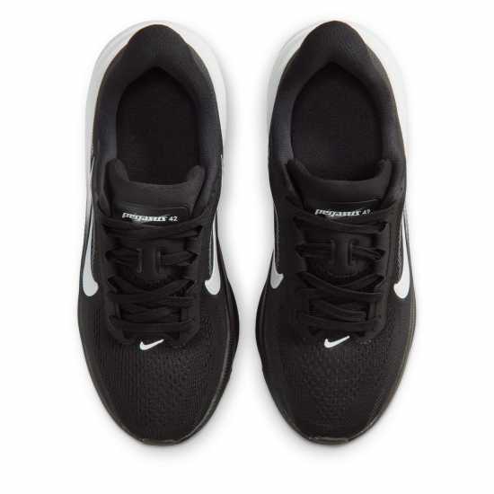 Nike Kids Pegasis 42 Every Day Running Shoes Black/White Nike Kids Pegasis 42 Every Day Running Shoes Black/White