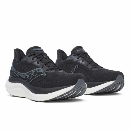 Saucony Мъжки Обувки За Бягане Triumph 23 Road Running Shoes Mens Черно/Бяло Мъжки маратонки