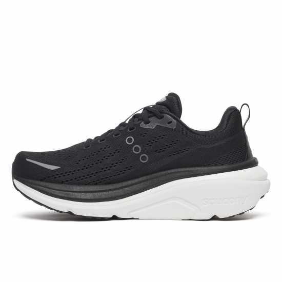 Saucony Мъжки Обувки За Бягане Hurricane 25 Road Running Shoes Mens Черно/Бяло 