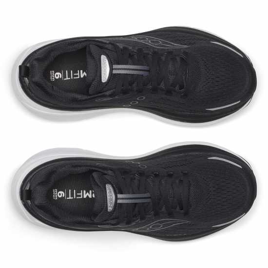 Saucony Мъжки Обувки За Бягане Hurricane 25 Road Running Shoes Mens Черно/Бяло 