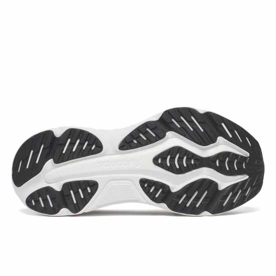 Saucony Мъжки Обувки За Бягане Hurricane 25 Road Running Shoes Mens Черно/Бяло 