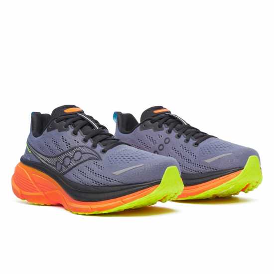 Saucony Мъжки Обувки За Бягане Hurricane 25 Road Running Shoes Mens Сянка/Визи 