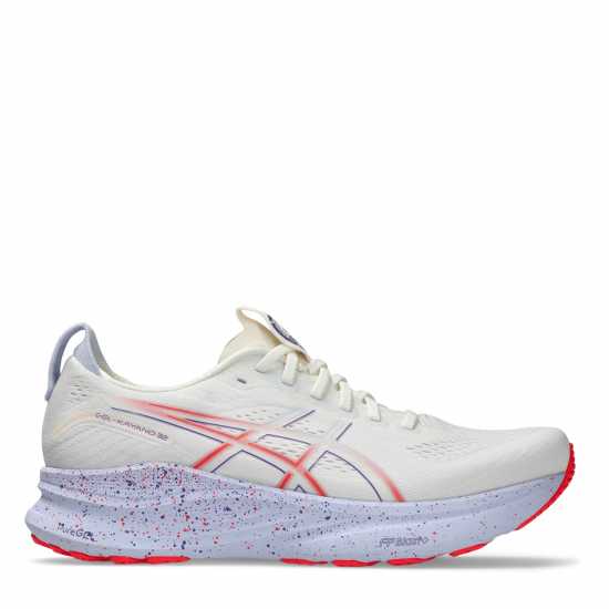 Asics Мъжки Маратонки За Бягане Gel-Kayano 32 Mens Running Shoes Крем/Лилаво 