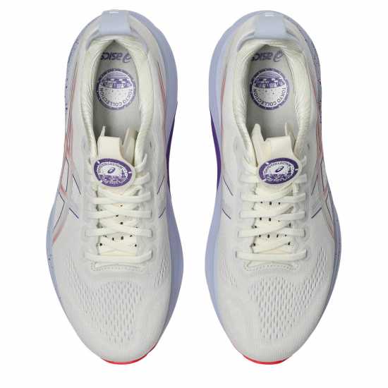Asics Мъжки Маратонки За Бягане Gel-Kayano 32 Mens Running Shoes Крем/Лилаво 