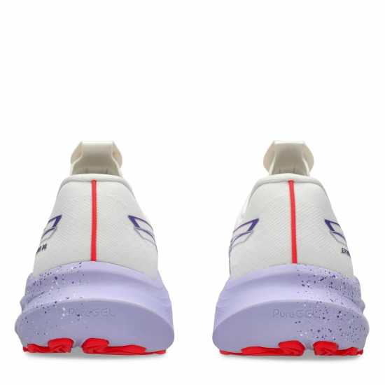Asics Gt-2000 14 Road Running Shoes Womens Cream/Purple Маратонки за бягане