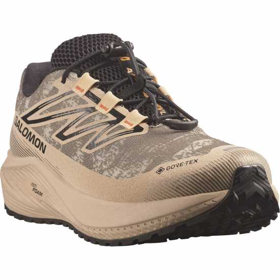 Salomon Мъжки Маратонки Бягане По Пътеки Aero Flow Gravel Trail Running Shoes Mens Safari/Brown Salomon Мъжки Маратонки Бягане По Пътеки Aero Flow Gravel Trail Running Shoes Mens Safari/Brown