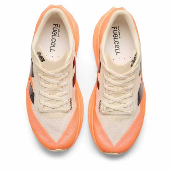 Мъжки маратонки New Balance Fuelcell Rebel V4 Running Trainers Mens Бяло/Манго New Balance Fuelcell Rebel V4 Running Trainers Mens Бяло/Манго Мъжки маратонки