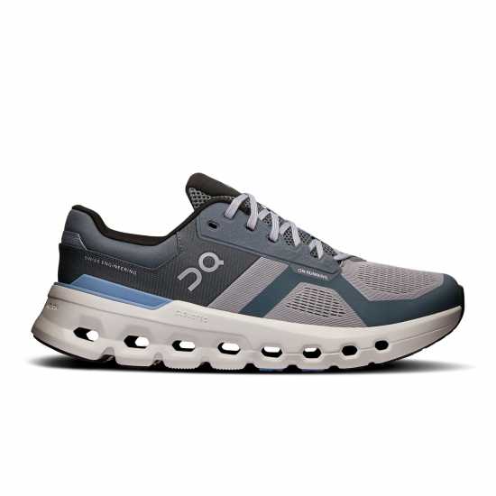 Мъжки Обувки За Бягане On Cloudrunner 2 Running Shoes Mens Alloy/Chambray Мъжки маратонки