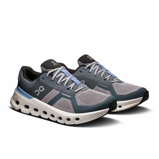 Мъжки Обувки За Бягане On Cloudrunner 2 Running Shoes Mens Alloy/Chambray Мъжки маратонки