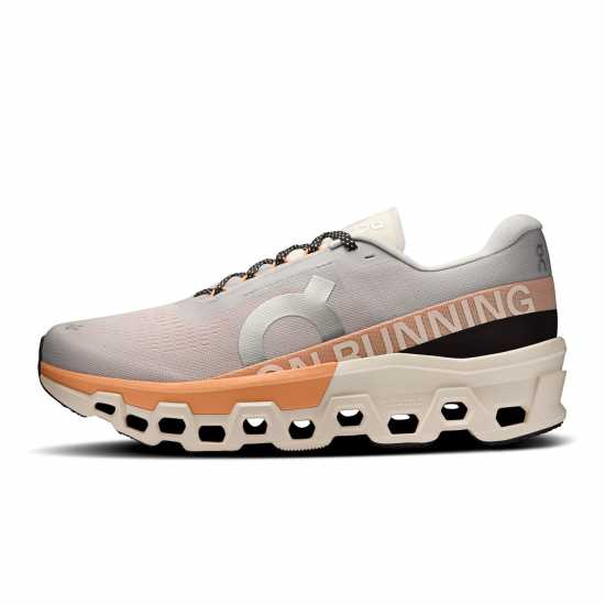 Мъжки Обувки За Бягане On Cloudmonster 2 Running Shoes Mens Grey/Orange Мъжки маратонки