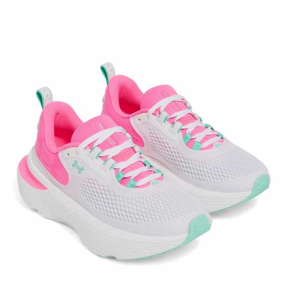Маратонки за бягане Under Armour Infinit Elite 2 Running Shoes Womens Бяло/Розово/Зелено Under Armour Infinit Elite 2 Running Shoes Womens Бяло/Розово/Зелено Маратонки за бягане