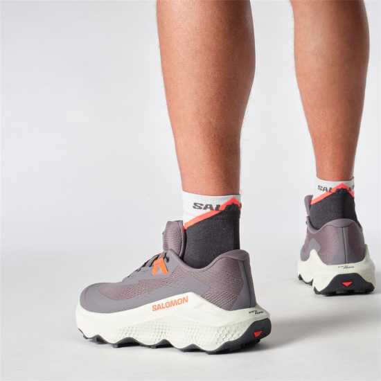 Мъжки туристически обувки Salomon Мъжки Обувки За Бягане Ultra Glide 3 Running Shoes Mens Сиво/оранжево Salomon Мъжки Обувки За Бягане Ultra Glide 3 Running Shoes Mens Сиво/оранжево Мъжки туристически обувки