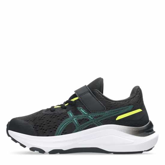 Asics Gt-1000 13 Ps Road Running Shoes Unisex Kids Black/Green 