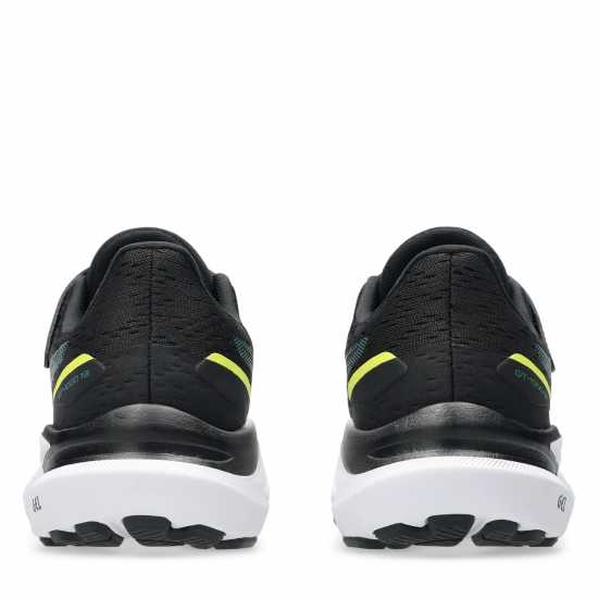 Asics Gt-1000 13 Ps Road Running Shoes Unisex Kids Black/Green 