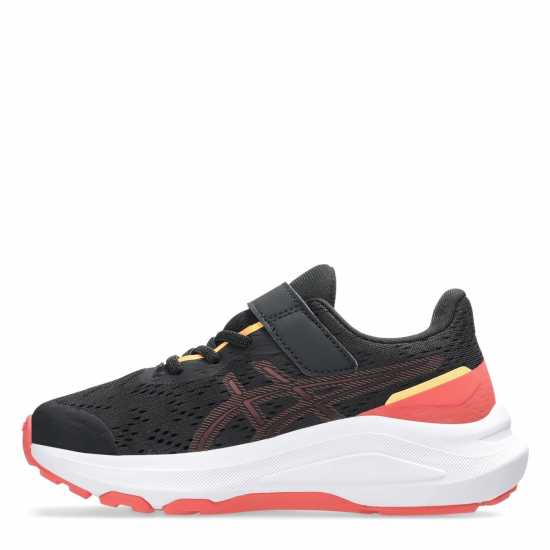 Asics Gt-1000 13 Ps Road Running Shoes Unisex Kids Black/Rubbl Red 