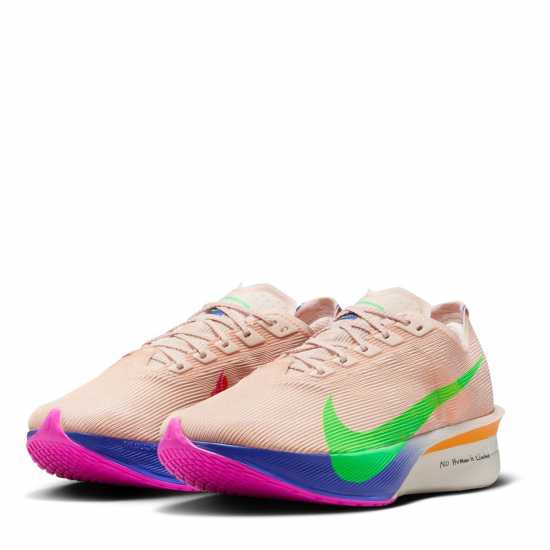 Nike Vaporfly 4 Road Running Shoes Womens ЕК Червено/Зелено 