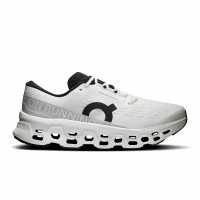 On Mens Cloudmonster 3 Running Shoes White/White 
