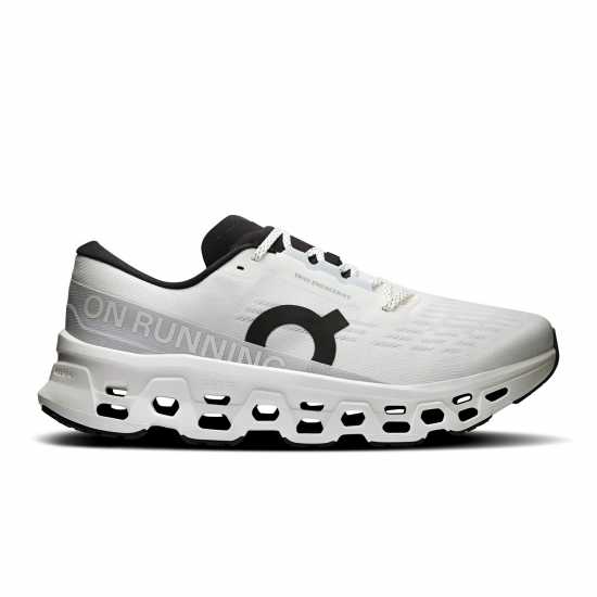 On Mens Cloudmonster 3 Running Shoes White/White On Mens Cloudmonster 3 Running Shoes White/White